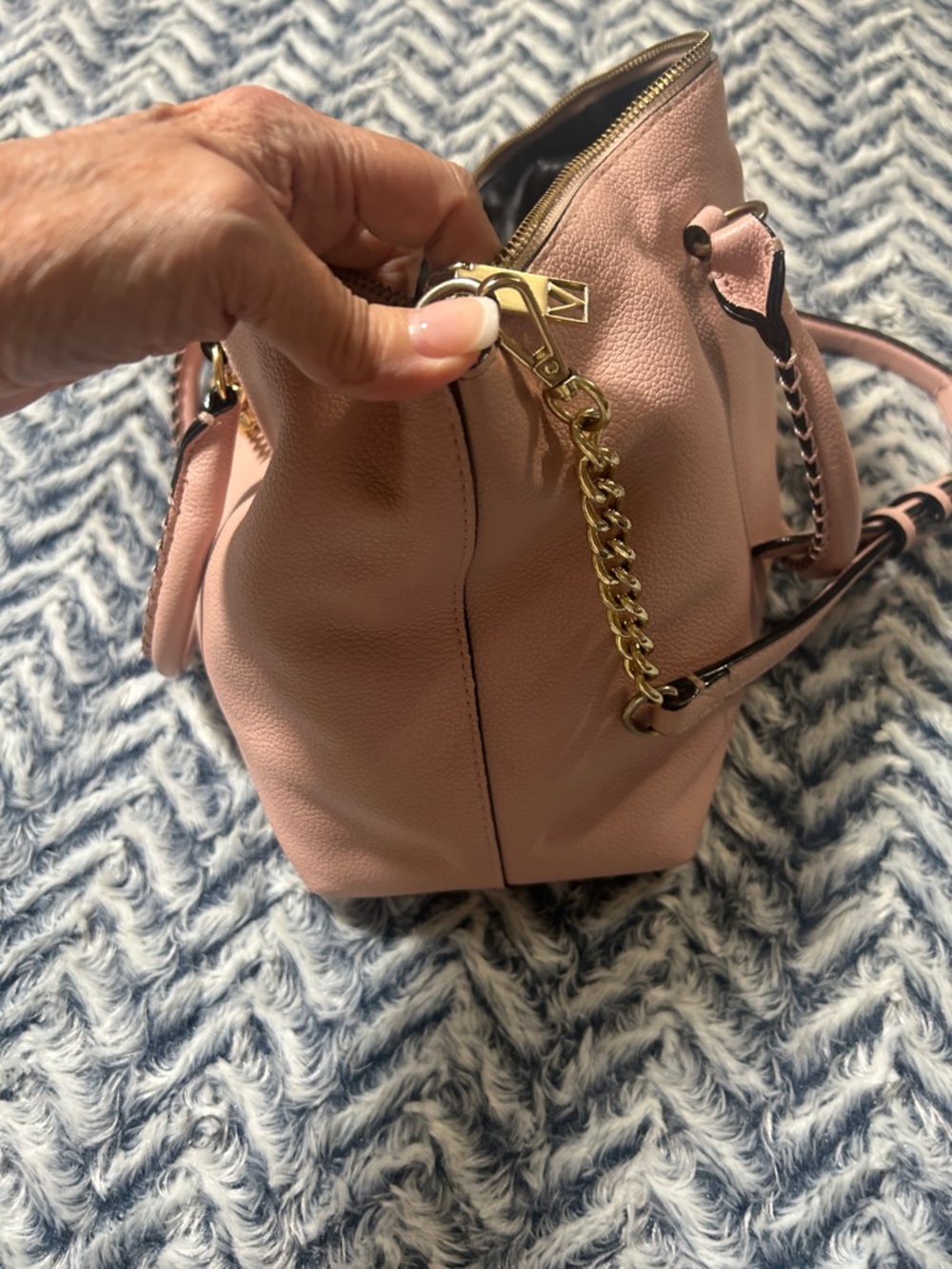 Victoria’s Secret Pink Leather Handbag - Picture 11 of 12